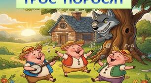 Інтегроване заняття для старшої групи з розвитку мовлення за казкою "Троє поросят" (+ дослідницька діяльність).