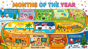 Months and Holidays Puzzle Challenge (A1)
