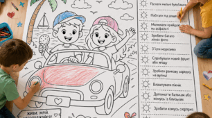 Мегановинка 🔥🎨 Великі літні мегарозмальовки на 1, 4, 9, 16, 25 аркушів🎨