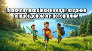 Правила поведінки на воді, надання першої допомоги потерпілим