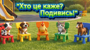 «Де чий голос?» інтерактивна логоритмічна гра на майданчику з використанням аудіозагадок