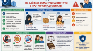 Безпечна поведінка в Інтернеті: профілактика втягнення учнів у протиправну діяльність.