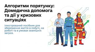 Презентація «Алгоритми порятунку. Домедична допомога та дії у кризових ситуаціях»