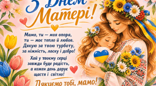 Постер до ДНЯ МАТЕРІ (на 8 сторінок)