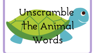 Unscramble: AnimalWords