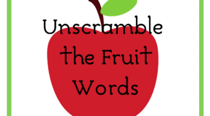 Unscramble: Fruit Words