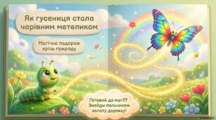 Презентація "Як гусениця стала чарівним метеликом"
