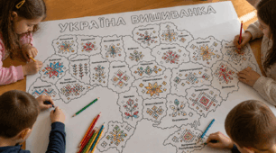 🇺🇦 Мегарозмальовка «Україна вишиванка» 🖍️ День вишиванки