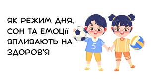 Презентація:"Як режим дня, сон та емоції впливають на здоров'я" Пізнаємо природу 5 клас НУШ