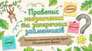 Правопис неозначених та заперечних займенників