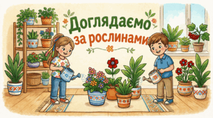 Доглядаємо за рослинками