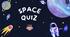 Space quiz Англійська мова