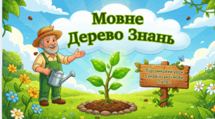 "Мовне дерево знань": підсумковий урок (презентація + конспект + інтерактивна гра)