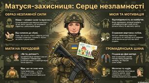 До Дня матері. Матуся-захисниця: серце незламності (інфографіка)