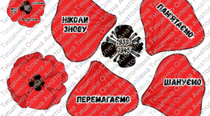 День пам'яті та примирення - аплікація