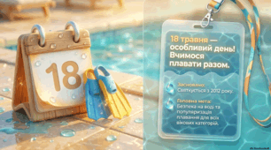 18 травня - День навчання плаванню