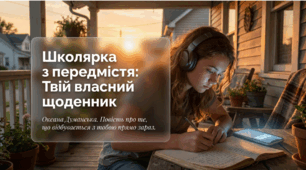 "Позакласне читання: О. Думанська "Школярка з передмістя" (презентація), (8-9 кл.)