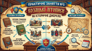 Практичне заняття №5 Козацькі літописи як історичне джерело.