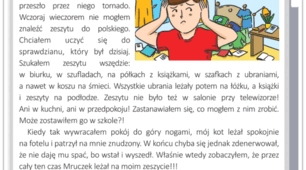 TEST ZE ZROZUMIENIA TEKSTU: „Tornado w pokoju”