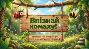 Гра -вікторина «Впізнай комаху!».