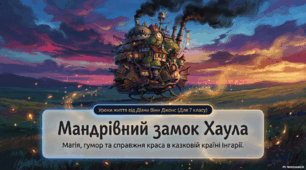 Діана Вінн Джонс. "Мандрівний замок Хаула" Стислі відомості про авторку. Казкова країна Інгарія.