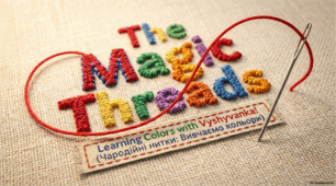 «The Magic Threads: Learning Colors with Vyshyvanka!» (Чародійні нитки: Вивчаємо кольори)