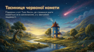 Туве Янсон. «Комета прилітає». Утілення в героях твору ідей доброти й щирості