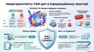 «Медіагігієна 360°: Візуалізований гід з інформаційної безпеки»