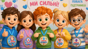 Медалі та браслети «Я проти булінгу» 💙✨