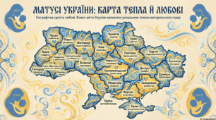 Матусі України: Карта тепла й любові (інфографіка)