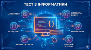 Підсумковий тест з інформатики для учнів 11 класу 