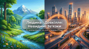 Організм людини - цілісна система, на яку впливає навколишнє середовище. Людина змінює середовище свого існування