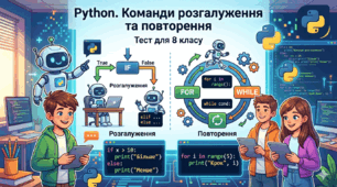 Python. Команди розгалуження та повторення