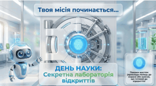 День науки: Секретна лабораторія відкриттів. Презентація з дослідами та квестами (НУШ)