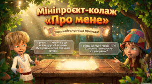 МЕДІАВІКОНЦЕ: мініпроєкт-колаж "Про мене"
