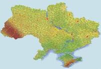 Купити Фотошпалери Адміністративна карта України арт. 5100320231 | Artside