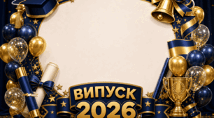 Фотозона «Випуск 2026» (з 12 окремих частин) + цифри