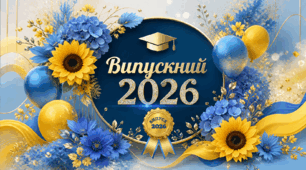 Шаблон презентації “Випуск 2026” для дистанційних шкіл