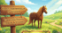 Презентація з читання (1-4 клас) 🐎 Тема: Коні 🐎