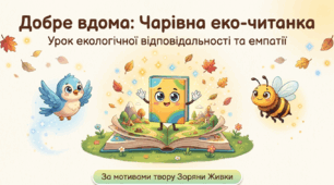 Презентація уроку читання в 2 класі за Хрестоматією 1-2 класи, урок екологічної відповідальності та емпатії сторінками хрестоматії за мотивами твору  Зоряни Живки "Добре вдома"