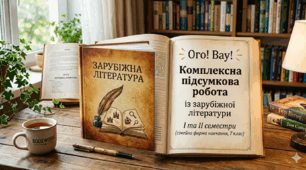Комплексні підсумкові роботи із зарубіжної літератури для НУШ, І та ІІ семестри (Усі 4 ГР, сімейна форма навчання, 7 клас)