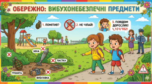 Обережно вибухонебезпечні предмети.