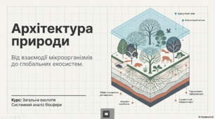 Основи екології: взаємодія організмів та стан екосистем. Архітектура природи.