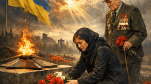 Плакат до Дня пам’яті та примирення для учнів 5–11 класів (з 4 частин)