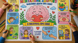 Мегарозмальовка «Ментальне здоров’я» 🧠💛