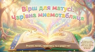 Мнемовірш "Матінка моя єдина..."