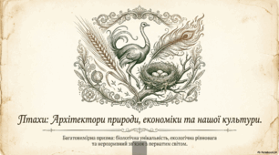 Птахи роль у природі, птахівництво та символіка в культурі. Птахи. Архітектори природи, економіки та нашої культури
