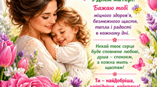 Постер до ДНЯ МАТЕРІ (на 4 сторінки)