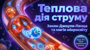 Теплова дія струму та закон Джоуля – Ленца. 8 клас НУШ (2 презентації)