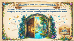 «Частини мови та велика літера у власних назвах»